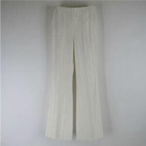 Trina Turk Cream Wide-Leg Pants